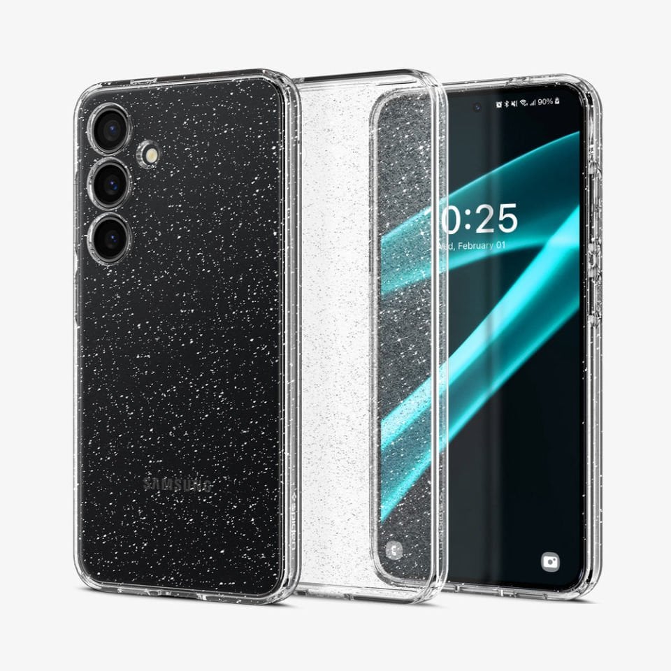 Samsung Galaxy S24 Plus Kılıf, Spigen Liquid Crystal Glitter Crystal Quartz