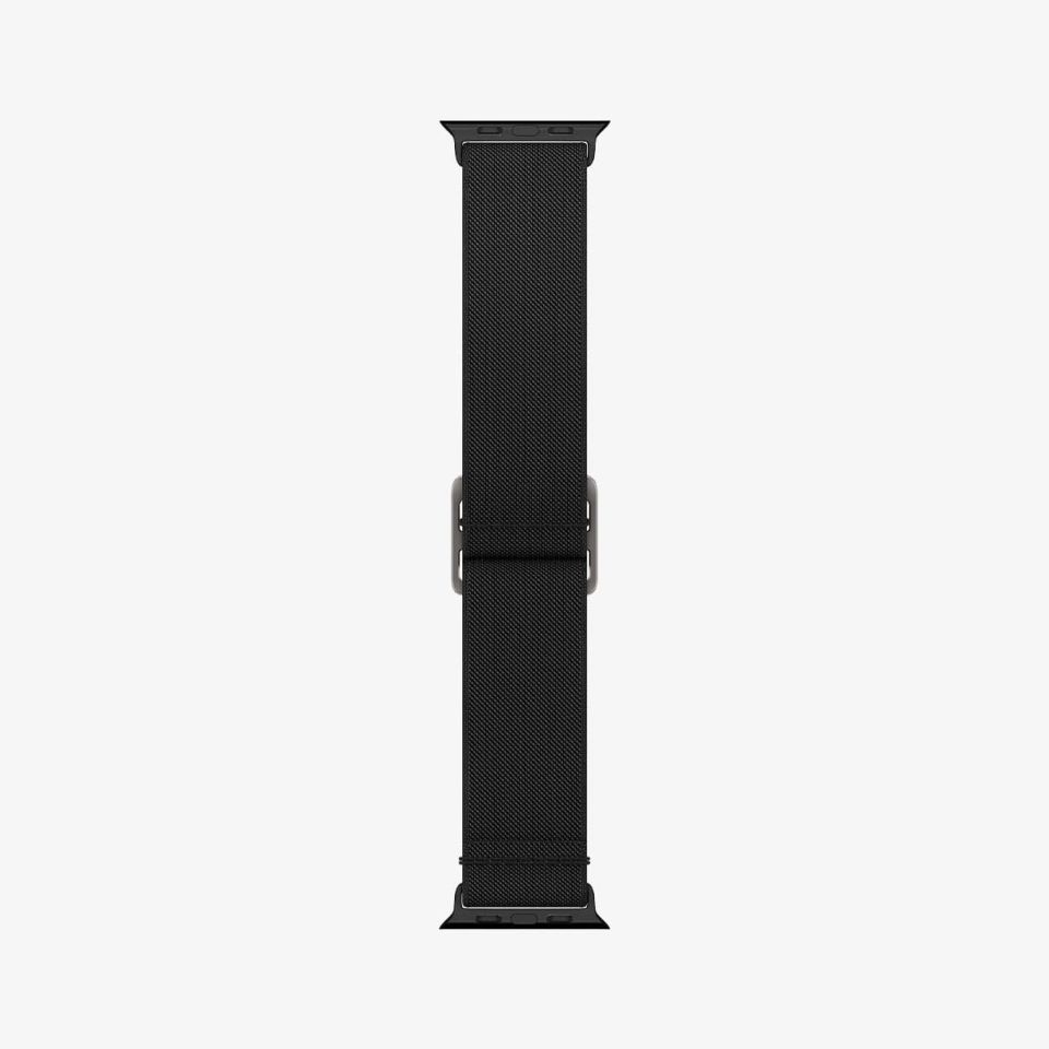 Apple Watch Serisi (41mm / 40mm / 38mm) Watch Kayış Kordon, Spigen Band Lite Fit Black