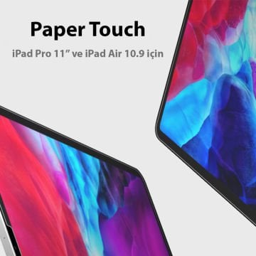 iPad Pro 11'' (2022 / 2020 / 2018) / iPad Air 10.9* (2022 / 2020) Paper Touch Pro, Spigen Ekran Koruyucu (1 Adet)
