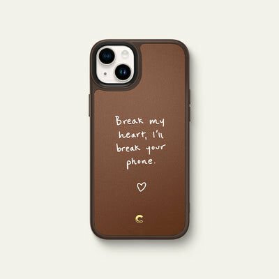 iPhone 14 Plus Kılıf, Ciel by Cyrill Kajuk Mag Heartbreak (MagSafe Uyumlu) Brown