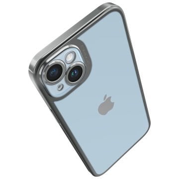 iPhone 14 / iPhone 13 Kılıf, Spigen Optik Crystal Chrome Gray