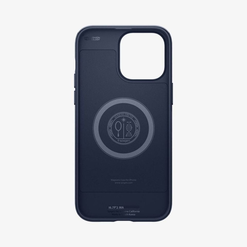 iPhone 14 Pro Max Kılıf, Spigen Mag Armor (MagSafe Uyumlu) Navy Blue