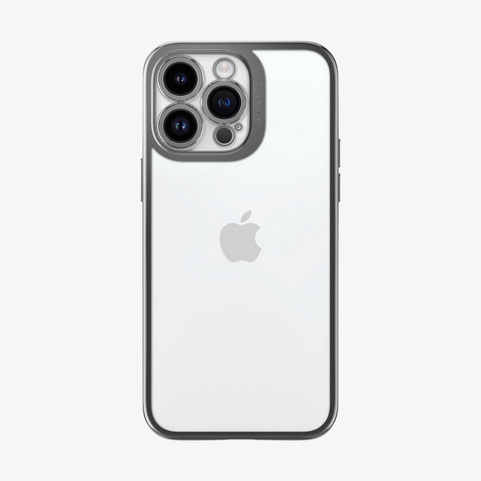 iPhone 14 Pro Max Kılıf, Spigen Optik Crystal Chrome Gray