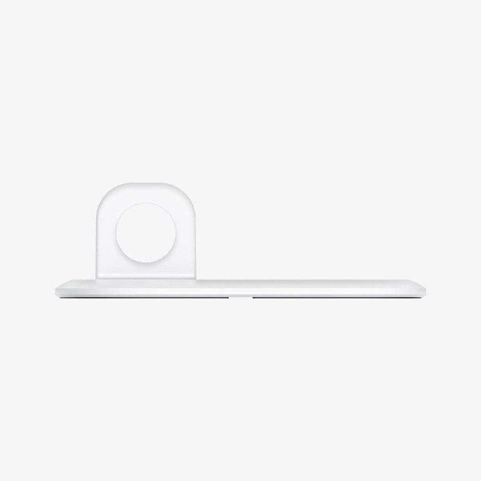 Spigen MagFit Duo 2in1 MagSafe & Apple Watch ile Uyumlu Stand Dock Ünitesi White