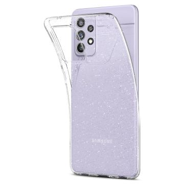 Galaxy A72 Kılıf, Spigen Liquid Crystal Glitter Crystal Quartz