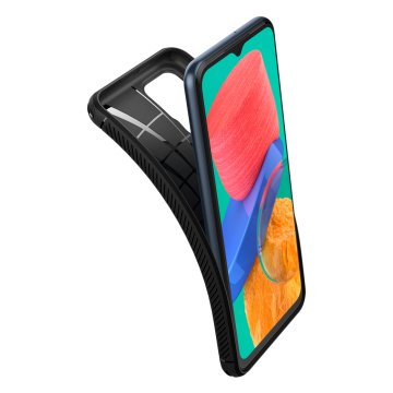 Galaxy M33 5G Kılıf, Spigen Rugged Armor Black