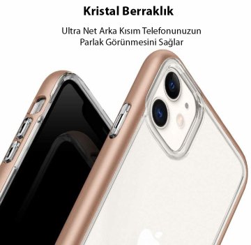 iPhone 11 Kılıf, Caseology Skyfall Champagne Gold