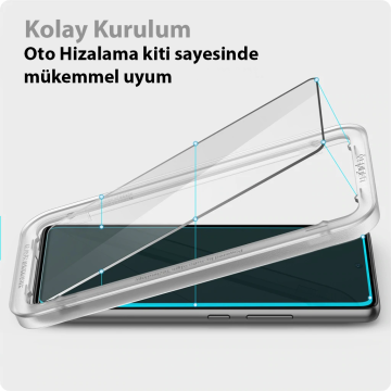 Galaxy A53 Cam Ekran Koruyucu, Spigen Kolay Kurulum AlignMaster GLAS.tR (2 Adet)