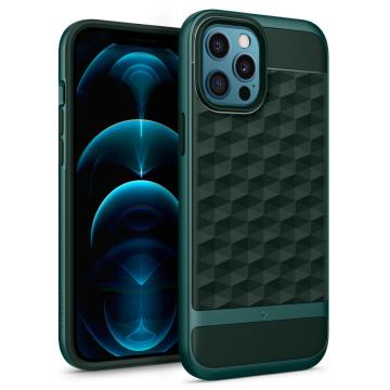 iPhone 12 Pro Max Kılıf, Caseology Parallax Midnight Green