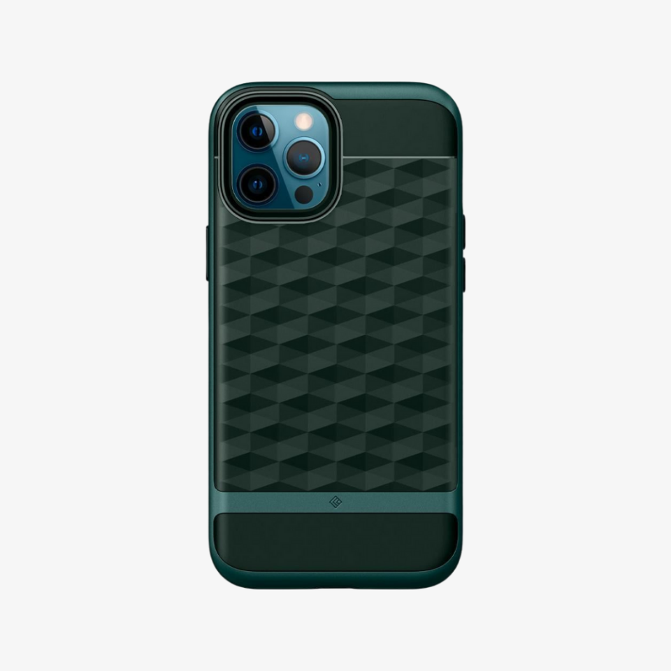 iPhone 12 Pro Max Kılıf, Caseology Parallax Midnight Green