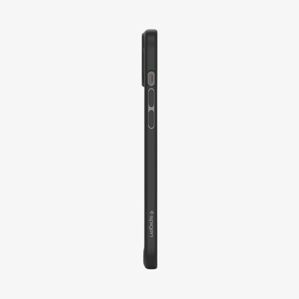 iPhone 15 Spigen Kılıf, Spigen Crystal Hybrid Matte Black