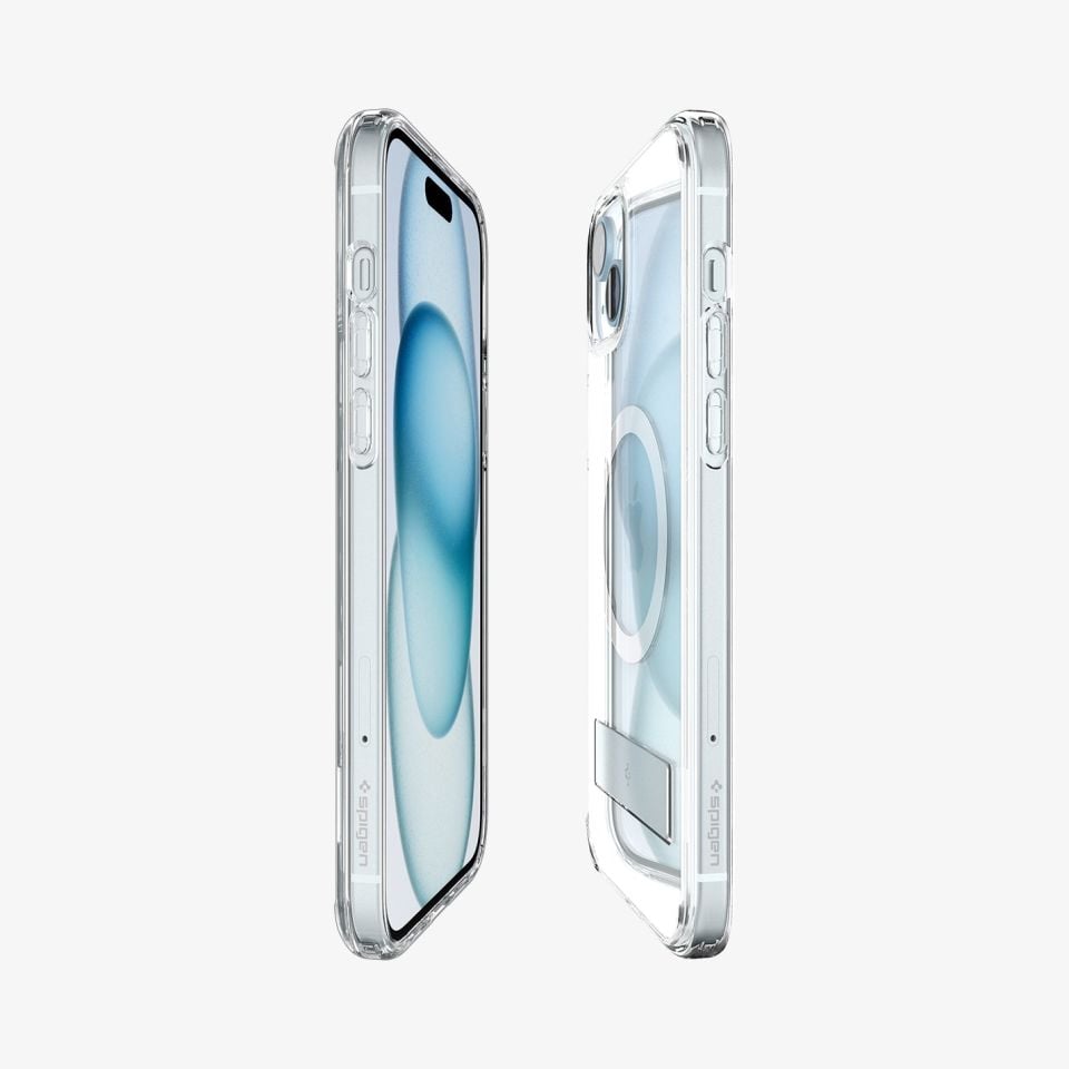 iPhone 15 Kılıf, Spigen Ultra Hybird S (MagSafe Uyumlu) Crystal Clear