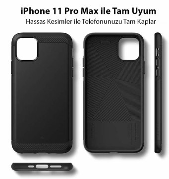 iPhone 11 Pro Max Kılıf, Caseology Legion Matte Black