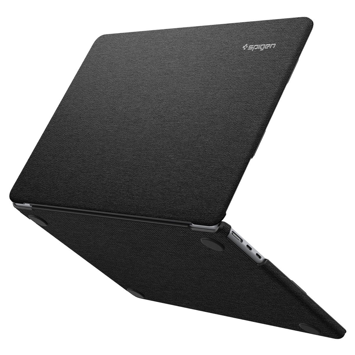 Macbook Air M2 (2022) ile Uyumlu Kılıf, Spigen Urban Fit Black