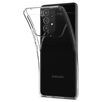 Galaxy A53 Kılıf, Spigen Liquid Crystal 4 Tarafı Tam Koruma Crystal Clear