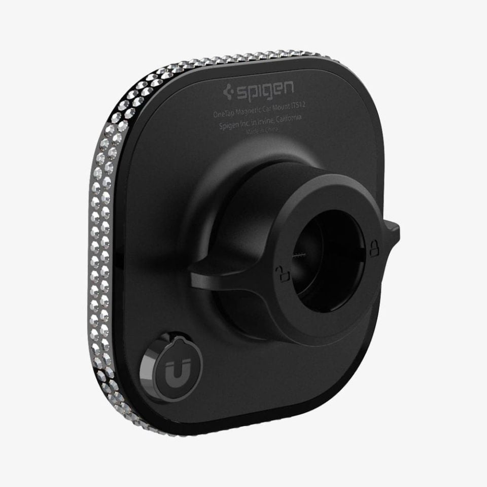 Spigen OneTap AirVent MagFit Araç Tutacağı MagSafe iPhone 15 / iPhone 14 / iPhone 13 / iPhone 12 Serisi ile Uyumlu Black