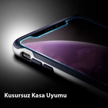 iPhone 11 Pro Max/XS Max Cam Ekran Koruyucu Kolay Kurulum, Spigen GLAS.tR EZ Fit Slim HD