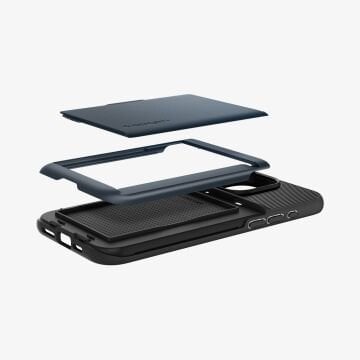 iPhone 15 Pro Kılıf, Spigen Slim Armor CS Metal Slate