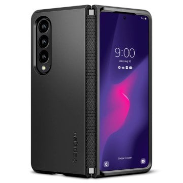 Galaxy Z Fold 4 Kılıf, Spigen Tough Armor Black