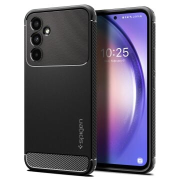 Galaxy A54 5G Kılıf, Spigen Rugged Armor Matte Black