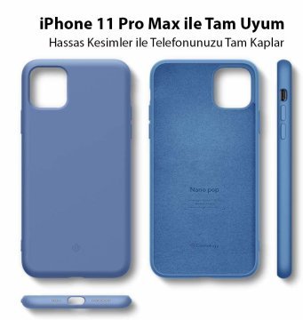 iPhone 11 Pro Max Kılıf, Caseology Nano Pop Royal Blue