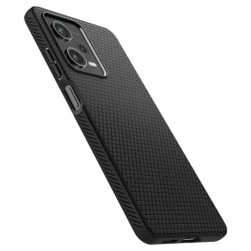 Poco X5 Pro 5G / Redmi Note 12 Pro 5G Kılıf, Spigen Liquid Air Matte Black