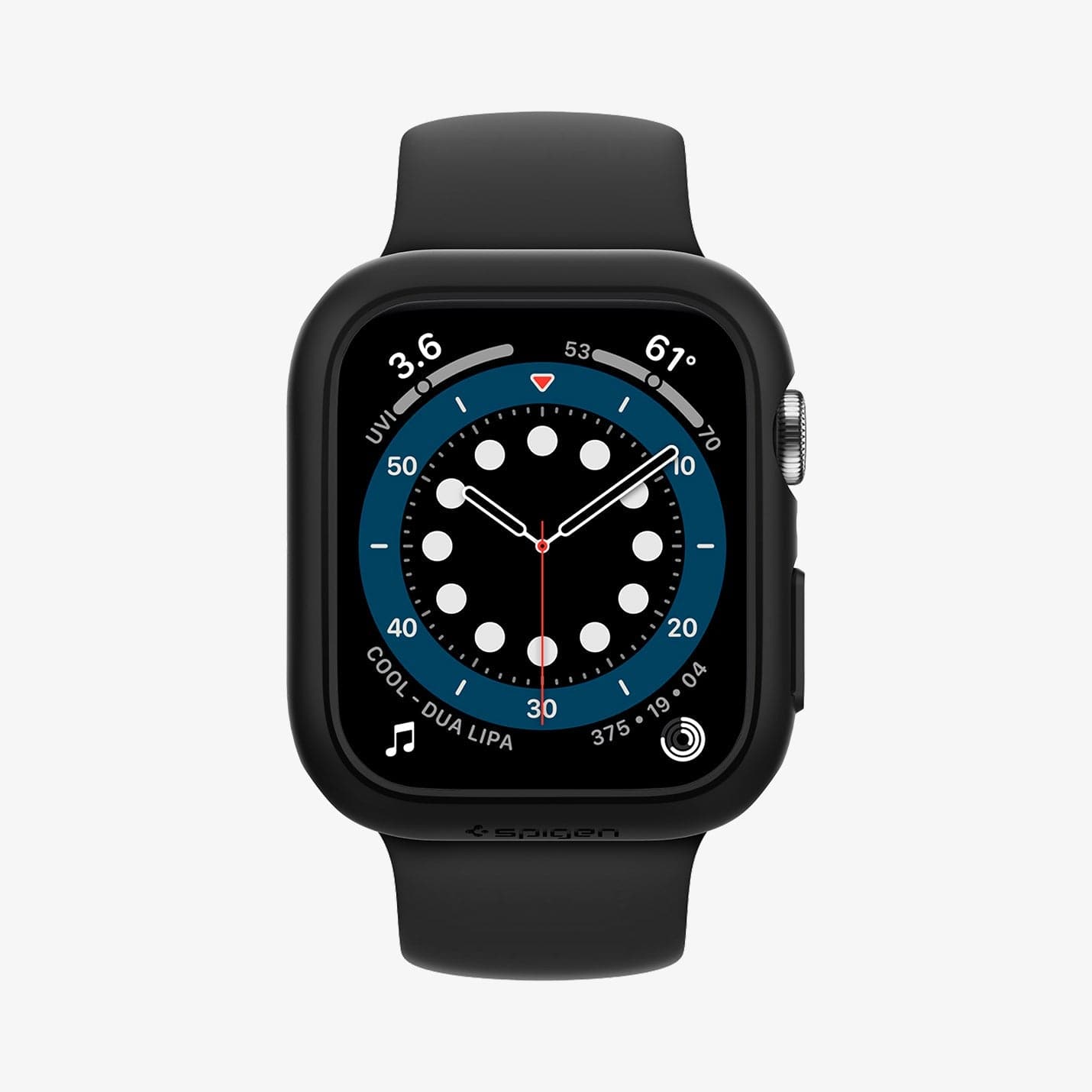 Apple Watch Serisi (40mm) Kılıf, Spigen Thin Fit Black