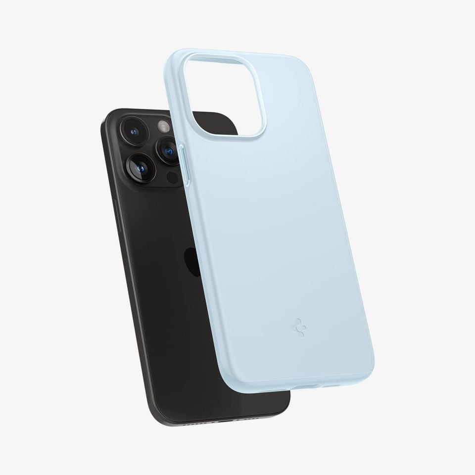 iPhone 15 Pro Max Kılıf, Spigen Thin Fit Mute Blue