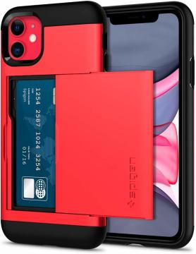 iPhone 11 Kılıf, Spigen Slim Armor CS Red