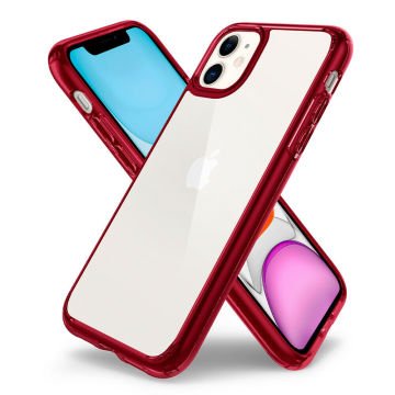 iPhone 11 Kılıf, Spigen Ultra Hybrid Red