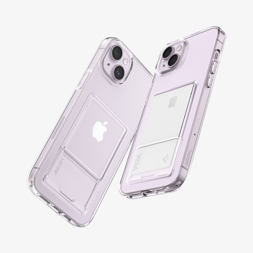 iPhone 14 / iPhone 13 Kılıf, Spigen Crystal Slot