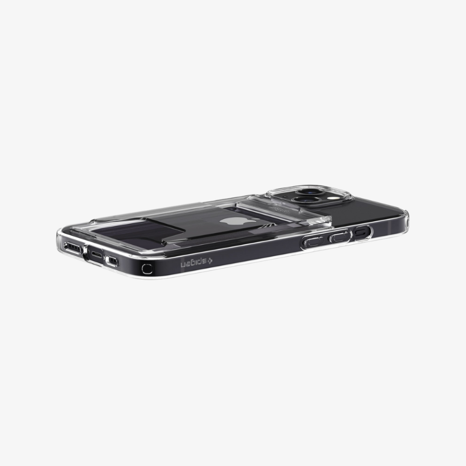 iPhone 14 / iPhone 13 Kılıf, Spigen Crystal Slot Dual Crystal Clear