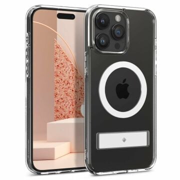 iPhone 15 Pro Kılıf, Caseology Capella Mag (MagSafe Uyumlu) Crystal White