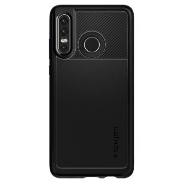 Huawei P30 Lite / Nova 4e Kılıf, Rugged Armor Matte Black