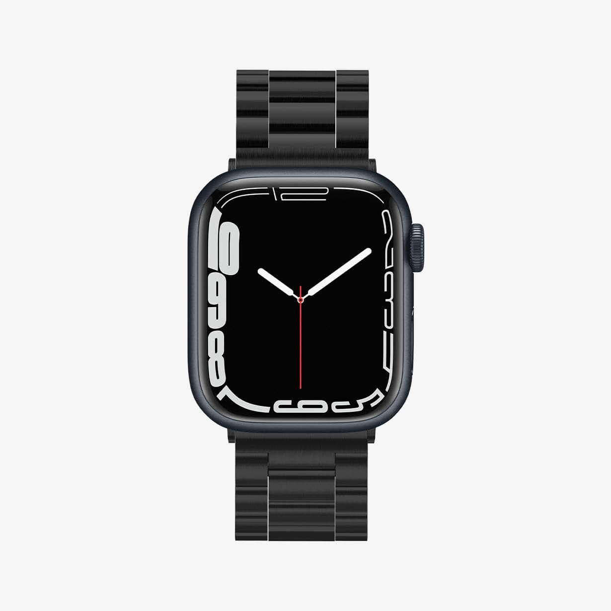 Apple Watch Serisi (49mm/45mm/44mm/42mm) Kayış Kordon, Spigen Watch Modern Fit Black