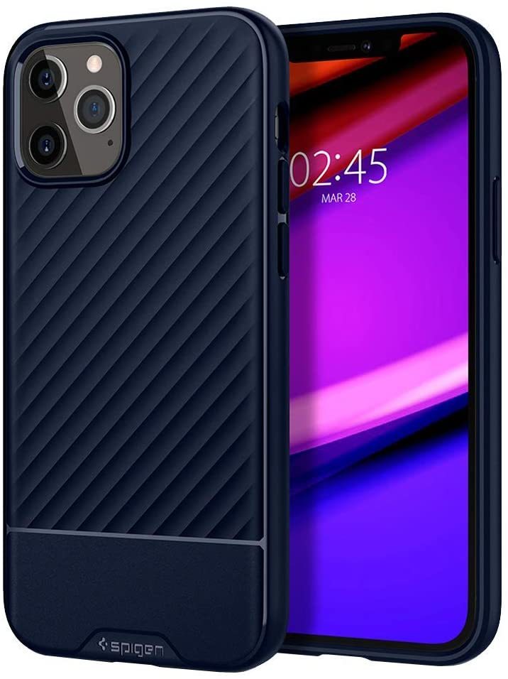 iPhone 12 Pro Max Kılıf, Spigen Core Armor Navy Blue