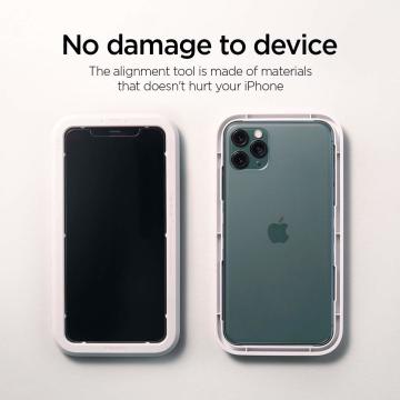 iPhone 11 Pro / XS / X Cam Ekran Koruyucu Kolay Kurulum, Spigen AlignMaster Glas tR (2 Adet)