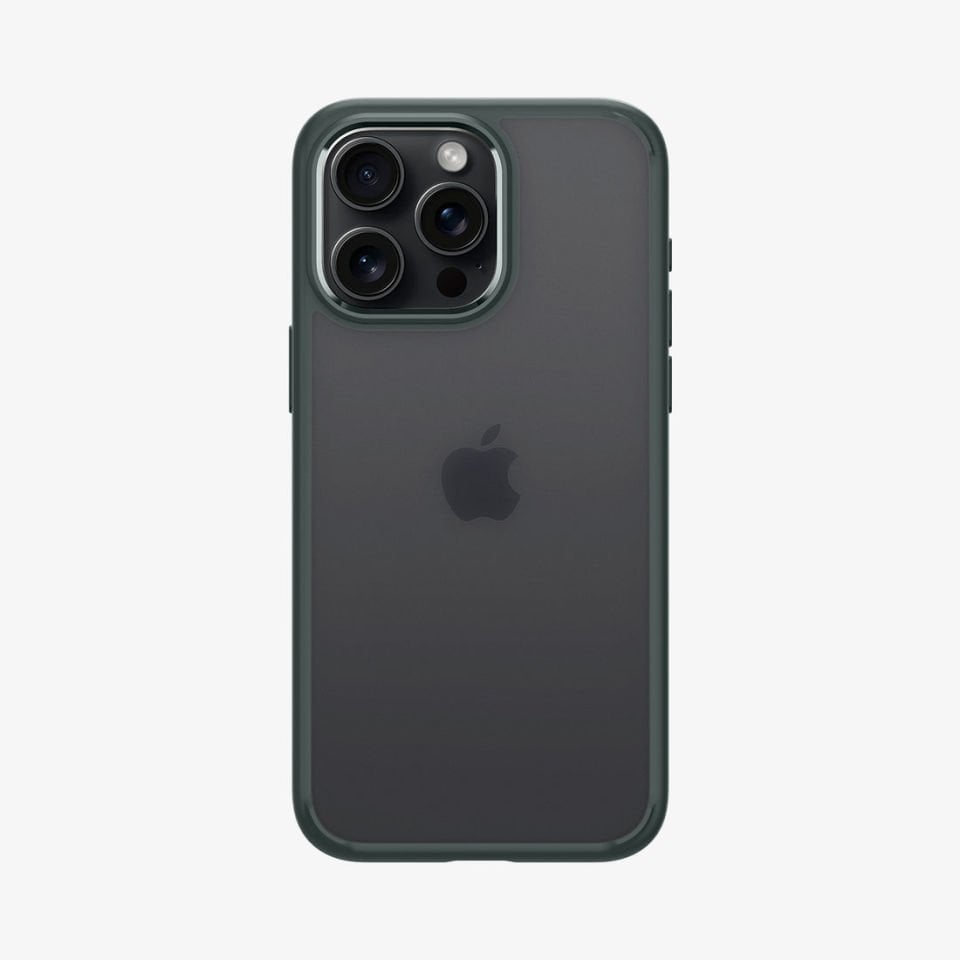 iPhone 15 Pro Kılıf, Spigen Ultra Hybrid Matte Frost Green