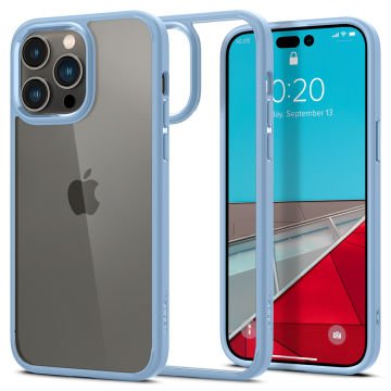 iPhone 14 Pro Kılıf, Spigen Crystal Hybrid Sierra Blue