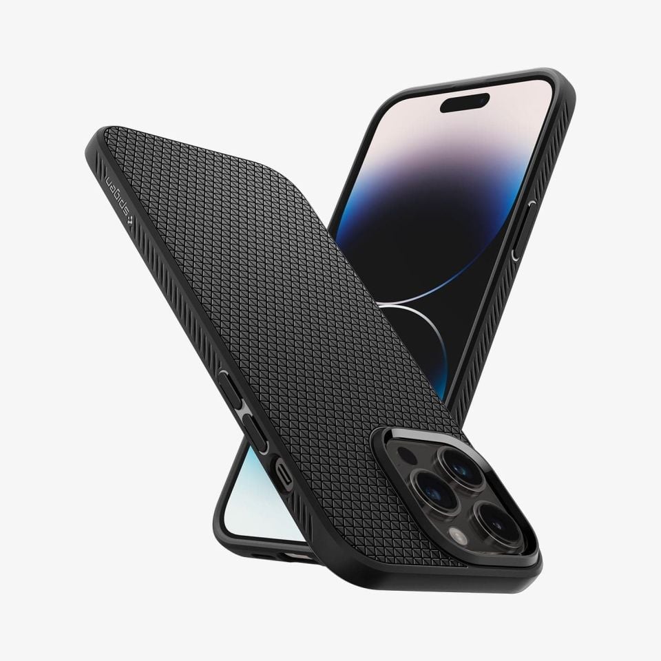 iPhone 14 Pro Kılıf, Spigen Liquid Air Matte Black