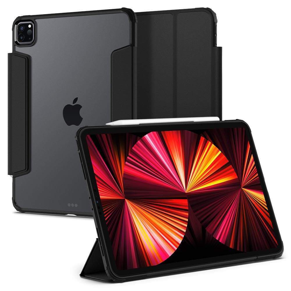 iPad Pro 11'' (2021 / 2020 / 2018) Kılıf, Spigen Ultra Hybrid Pro Black