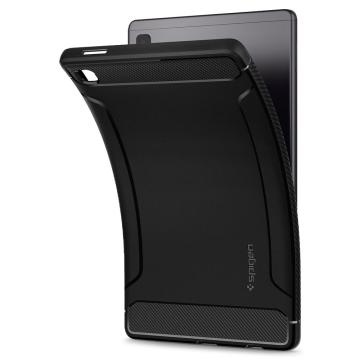 Galaxy Tab A7 Lite Kılıf, Spigen Rugged Armor Matte Black