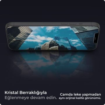 iPhone 12 Pro Max Ekran Koruyucu, Spigen tR Antiblue HD