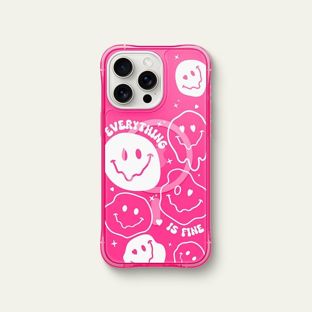 iPhone 15 Pro Kılıf, Ciel By Cyrill UltraSheer Mag Everything is Fine (Magsafe Uyumlu) Hot Pink