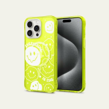 iPhone 15 Pro Kılıf, Ciel By Cyrill UltraSheer Mag Everything is Fine (Magsafe Uyumlu) Lime