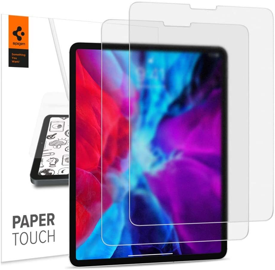 iPad Pro 12.9'' (2022 / 2021 / 2020 / 2018) Ekran Koruyucu, Spigen Paper Touch (2 Adet)