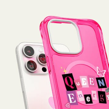 iPhone 15 Pro Kılıf, Ciel By Cyrill UltraSheer Mag Queen Energy Hot Pink