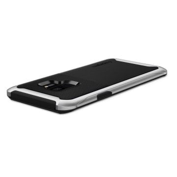 Galaxy S9 Kılıf, Spigen Neo Hybrid Urban Silver Arctic