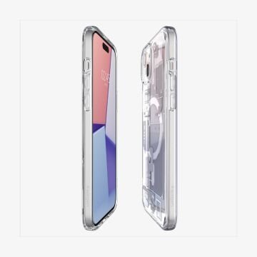 iPhone 15 Plus Kılıf, Spigen Ultra Hybrid Zero One Magfit (Magsafe Uyumlu) Zero One White