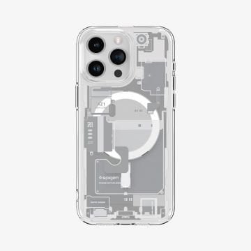 iPhone 15 Pro Kılıf, Spigen Ultra Hybrid Zero One Magfit (Magsafe Uyumlu) Zero One White
